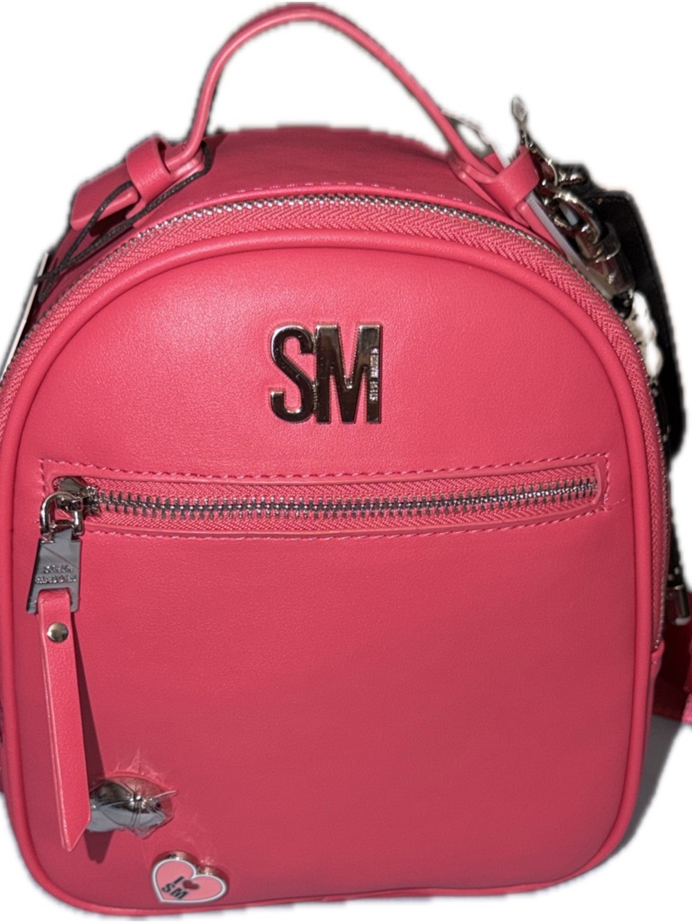 Steve Madden Hot Pink Mini Backpack